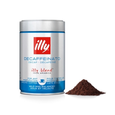 Illy Decaffeinated - Ground Coffee - 250 grams