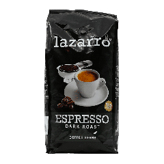 Lazarro espresso dark roast - coffee beans - 1 kilo