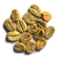 Koffiebonen in de droogfase